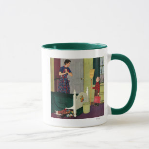 Mama, ich habe mein Zimmer aufgeräumt! Tasse
