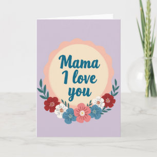 Mama ich liebe dich Gefühls Karte