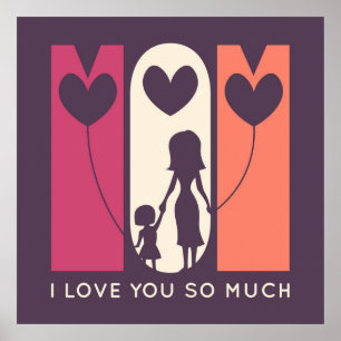 Mama, ich Liebe dich so sehr Poster