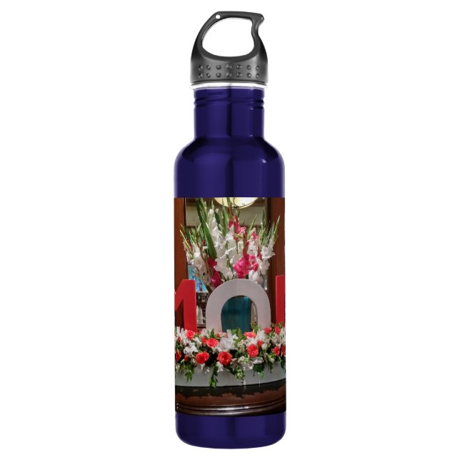 "Mama, ich Liebe du" - ein herzliches Dankeschön a Edelstahlflasche (Vorderseite)