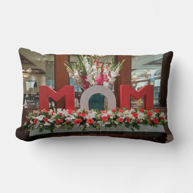 "Mama, ich Liebe du" - ein herzliches Dankeschön a Lendenkissen (Vorderseite)