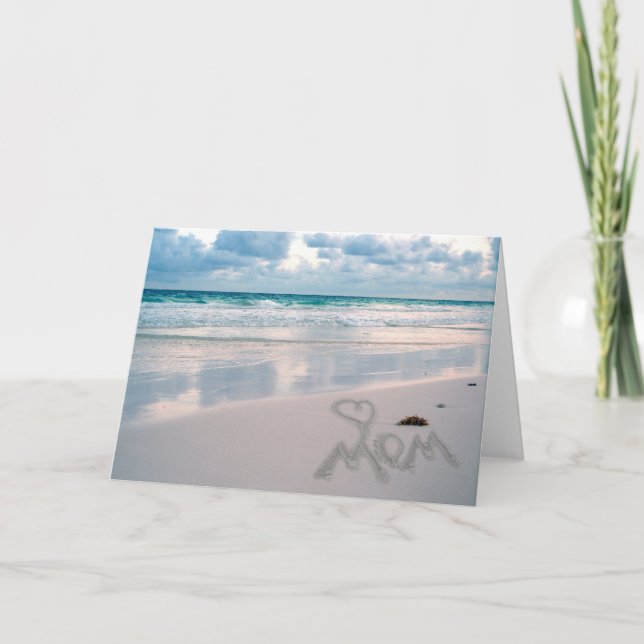 Mama, ich Liebe Sie Karte (Vorderseite)