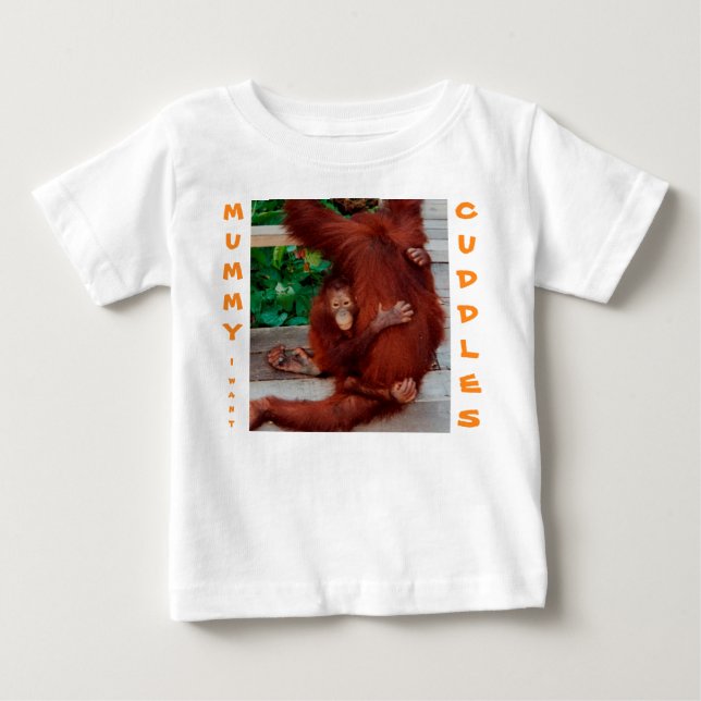 Mama, ich wollte Kuscheln Baby T-shirt (Vorderseite)