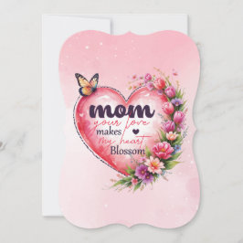 Mama Ihre Liebe macht mich zum Herzblühen