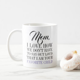 Mama Ihre Lieblings-Kindermutter-Tag Kaffee-Tasse Kaffeetasse