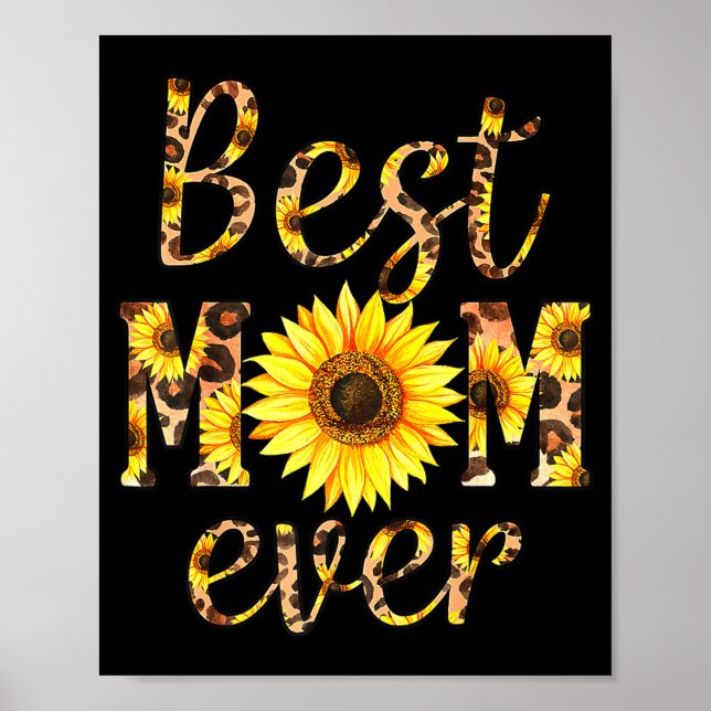Mama immer Sonnenblume  Poster (Vorne)