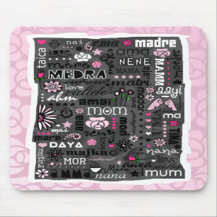 MAMA IN DEN VERSCHIEDENEN SPRACHEN MOUSEPAD