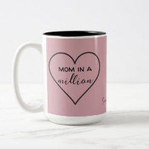 "Mama in einer Million" Tasse des Herzens | Mutter