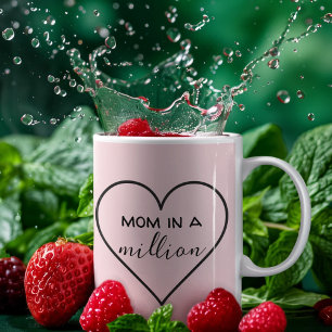 "Mama in einer Million" Tasse des Herzens Mutter