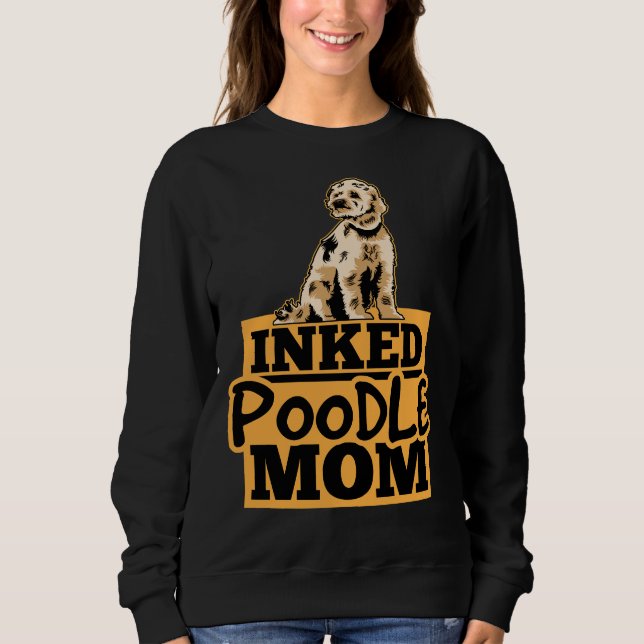 Mama "Inacktes Poodle" Sweatshirt (Vorderseite)