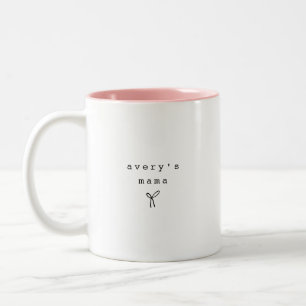 Mama Individuelle Kind Namen Muttertagsgeschenk Zweifarbige Tasse