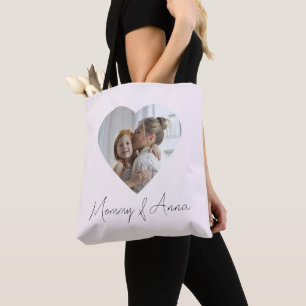 Mama individueller Name & Foto   Personalisierte T Tasche
