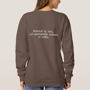 Mama ist 2026 besticktes sweatshirt
