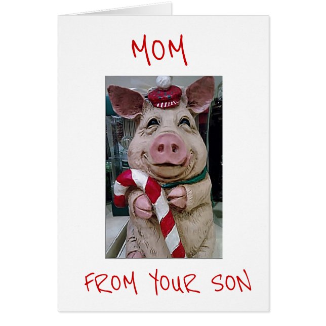 MAMA IST BEST GIFT JE **CHRISTMAS PIGGY** (Vorne)