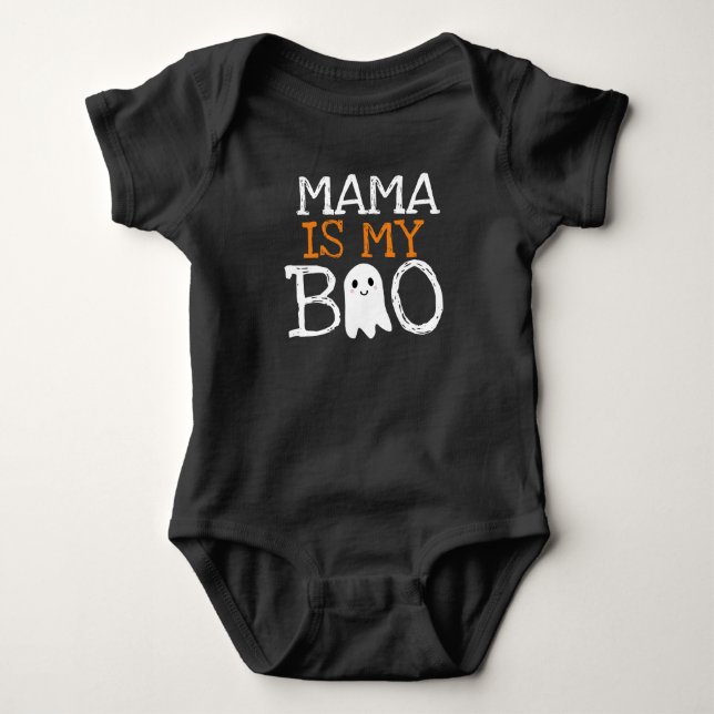 Mama ist das erste Halloween meines Babys Baby Strampler (Vorderseite)