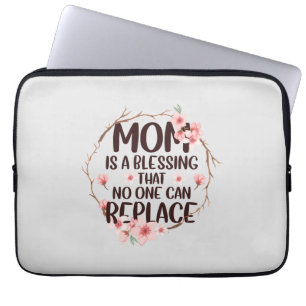 Mama ist ein Segen, den niemand ersetzen kann, Mut Laptopschutzhülle