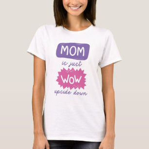 Mama ist einfach nur Würfel auf dem Kopf T-Shirt