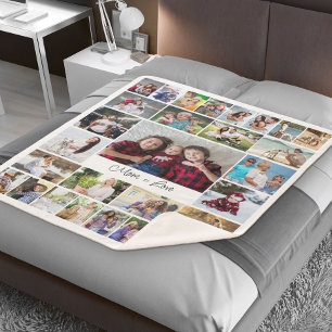 Mama ist Liebe 29 FotoCollage Sherpadecke