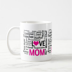 Mama ist Liebe Geschenk, die der Mutter Tagesfür Kaffeetasse