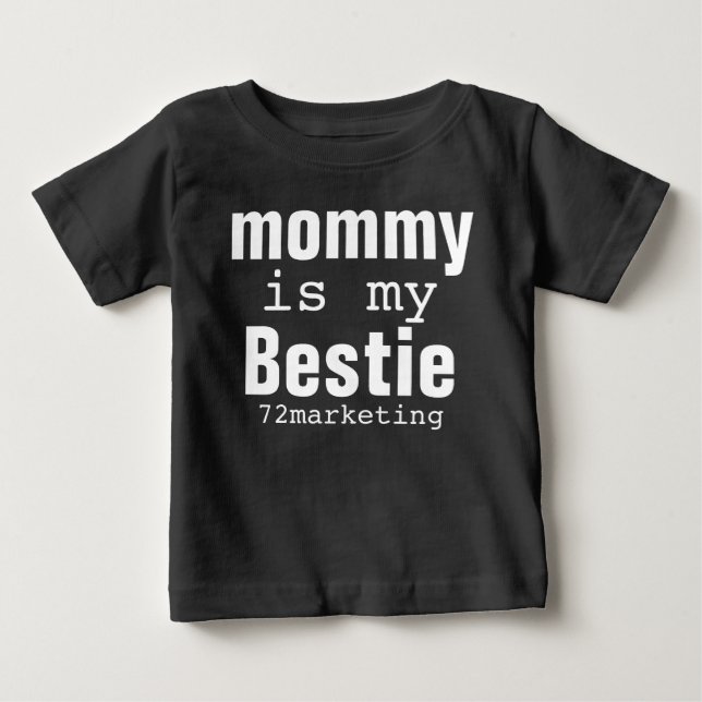 Mama ist mein Bestie Kleinkind Shirt Jungs BLOCK (Vorderseite)