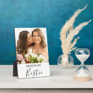 Mama ist mein Foto für Personalisierte Bestie-Name Fotoplatte