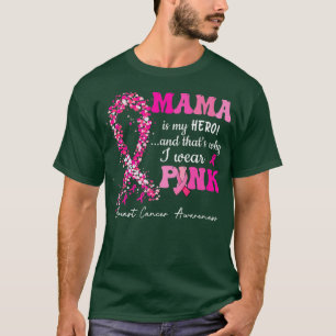Mama ist mein Held und deshalb trage ich eine rosa T-Shirt