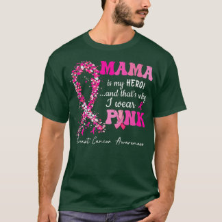 Mama ist mein Held und deshalb trage ich eine rosa T-Shirt