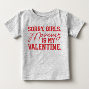 Mama ist mein Valentine-T-Shirt Baby T-shirt