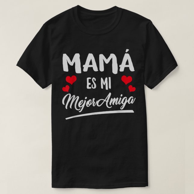 Mama ist meine beste Freundin Funny Beste Freundin T-Shirt (Design vorne)