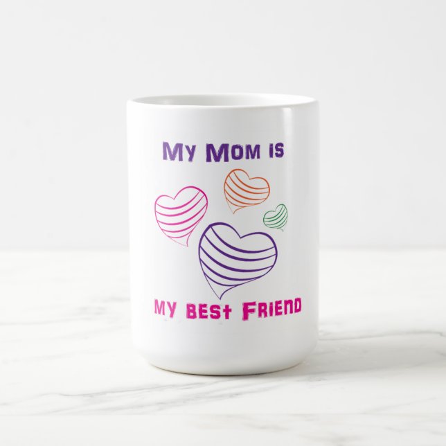 Mama ist meine bester Freund-Tasse Kaffeetasse (Mittel)