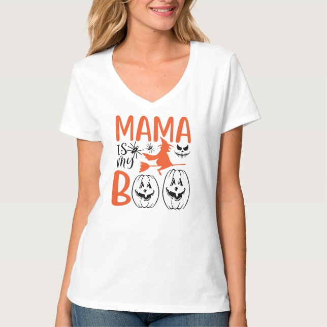 Mama ist meine boospoky-Mama T-Shirt (Vorderseite)