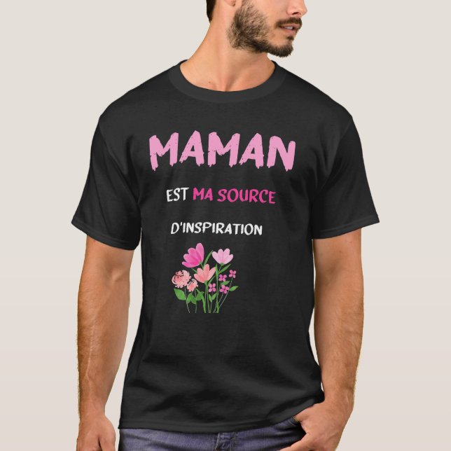 Mama ist meine Inspiration T-Shirt (Vorderseite)
