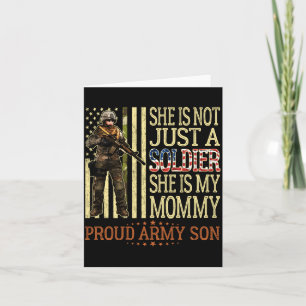 Mama ist Soldat Held - Stolz Armee Sohn Militär Karte