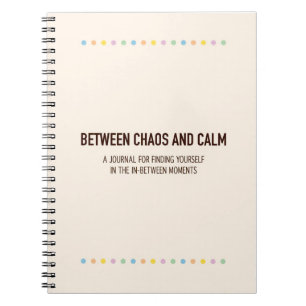 Mama Journal Chaos und ruhiges Muttertagsgeschenk Notizblock