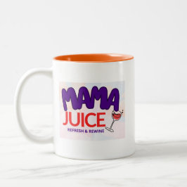 MaMa Juice - Nachbereitung & Weinbereitung Zweifarbige Tasse