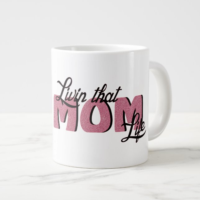 Mama - Jumbo-Tasse (Vorderseite Rechts)