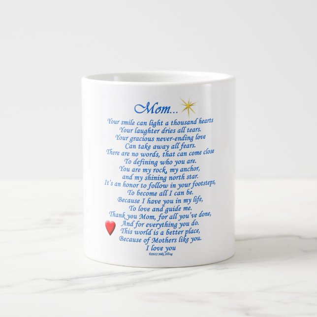 Mama… Jumbo-Tasse (Vorderseite)