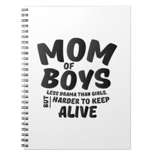 Mama-Jungen-Mutter-Tagesgeschenke Notizblock