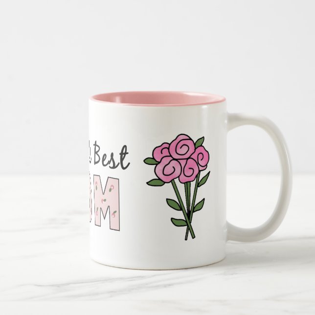 Mama-Kaffee-Tasse der Welt beste Zweifarbige Tasse (Rechts)