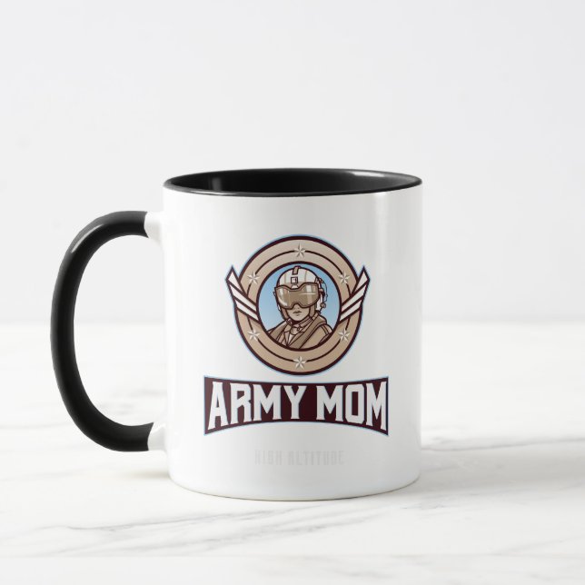 Mama Kaffee-Tasse - Hochgebirge Militärsport Tasse (Links)