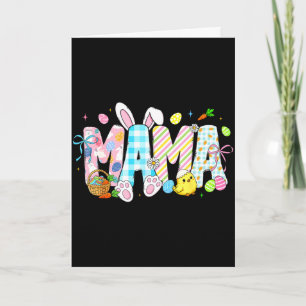 Mama-Kaninchen-Eier lustig für Mama Frauen Mütter Karte
