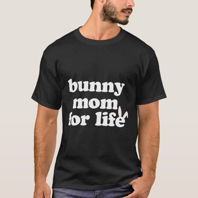 Mama Kaninchenohren Halloween Sprichwort T-Shirt (Vorderseite)