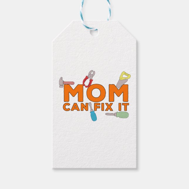 Mama kann es reparieren geschenkanhänger (Vorderseite)