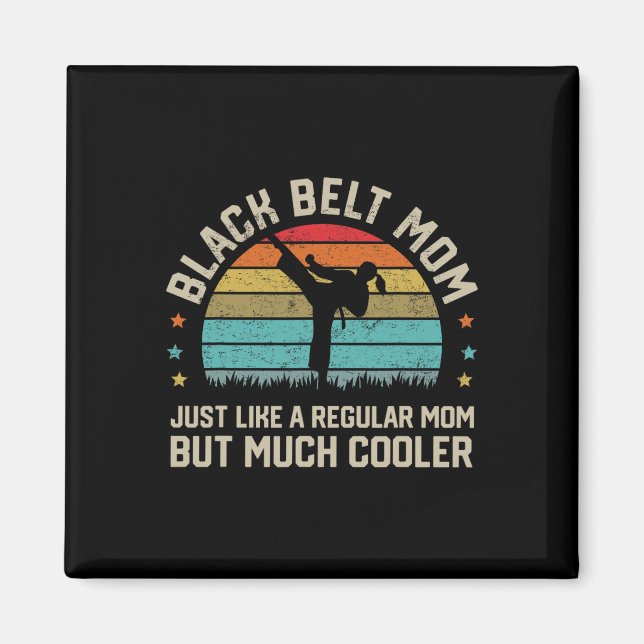 Mama Karate Jiu Jitsu Taekwondo Magnet (Vorne)