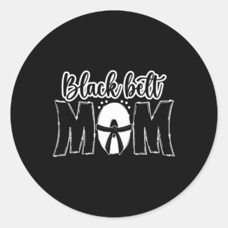 Mama Karate Mama Karate Mother Karate Mam Runder Aufkleber