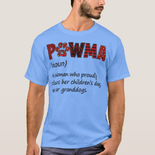 Mama Katze Mama Pawma Noun eine Frau, die stolz T- T-Shirt
