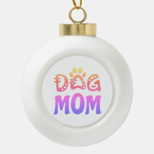 Mama Keramik Kugel-Ornament