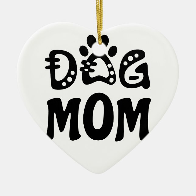 Mama Keramik Ornament (Vorne)