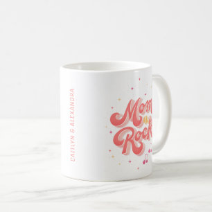 Mama Kinder Name Personalisierte Typografie Tasse