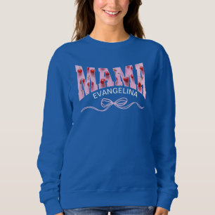 MAMA Kirschen Kokette Personalisiert Sweatshirt